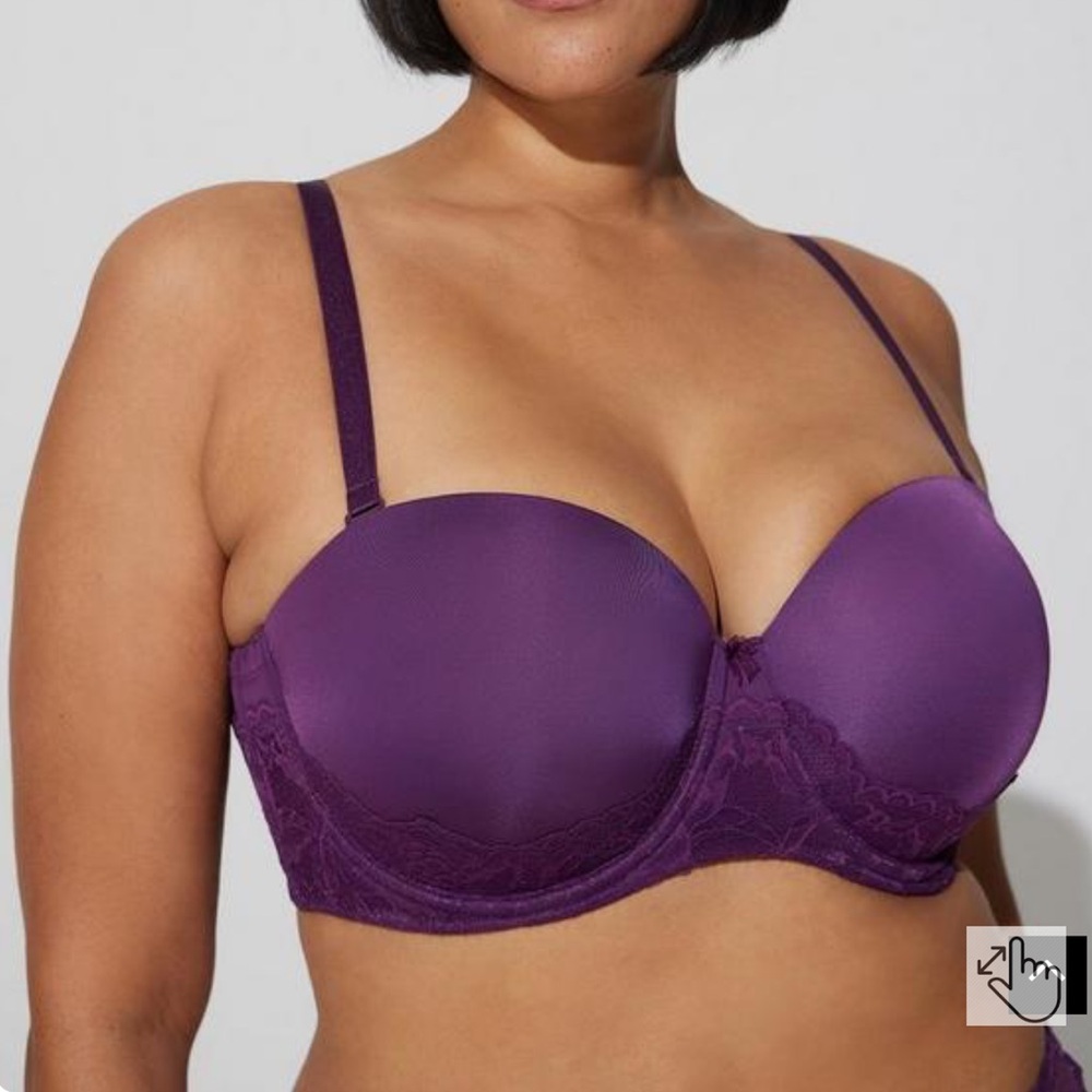 NWOT Torrid Bombshell Strapless Push-Up Bra